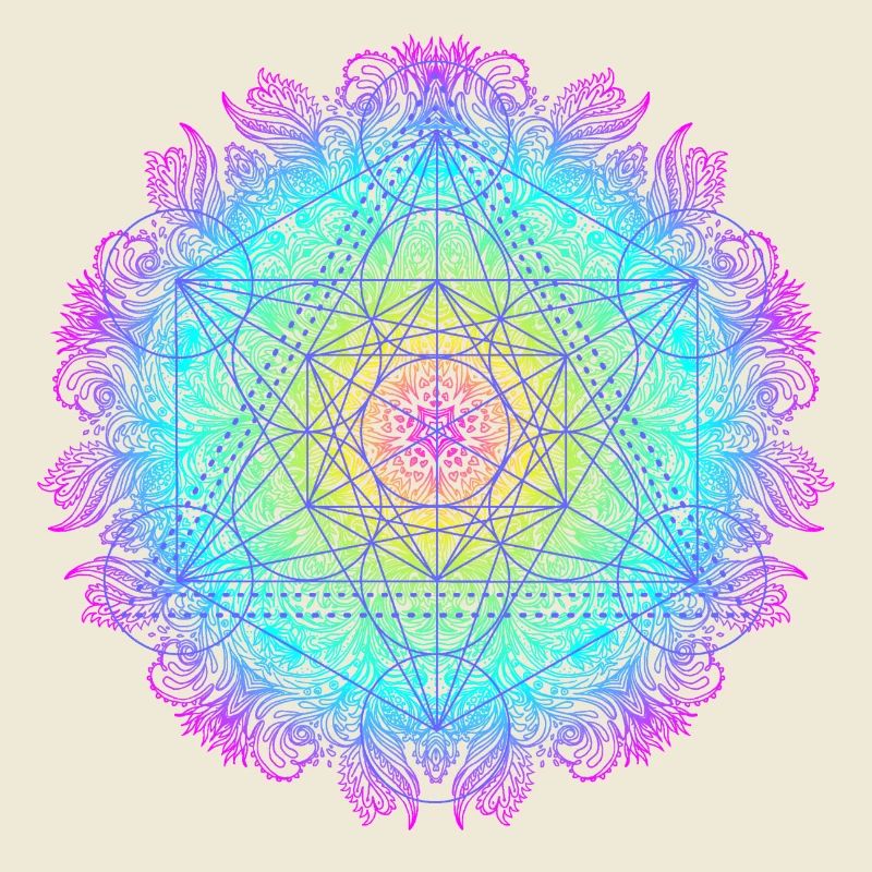 Cube de Métatron , géométrie sacré de l'archange