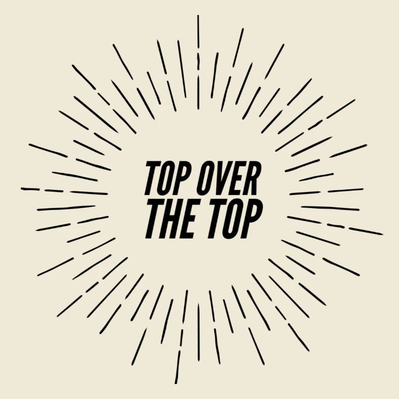 Top Over The Top Gewinner Sieger Geschenk Idee
