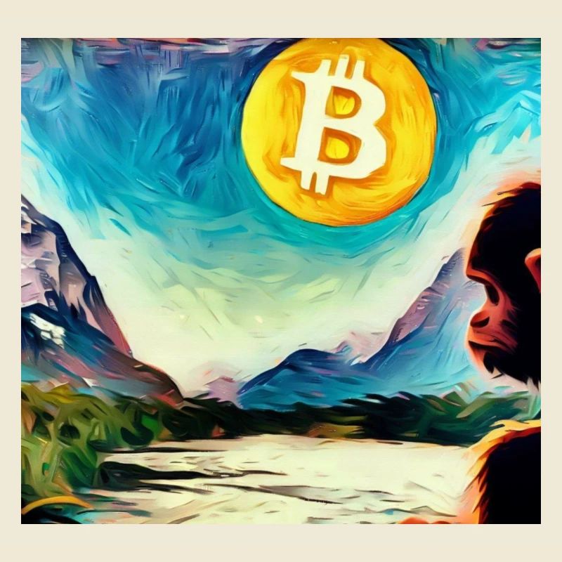Ape exploring Crypto World