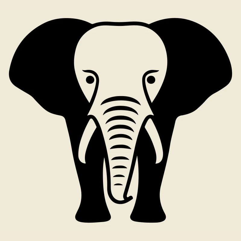 Elefant Tier Silhouette