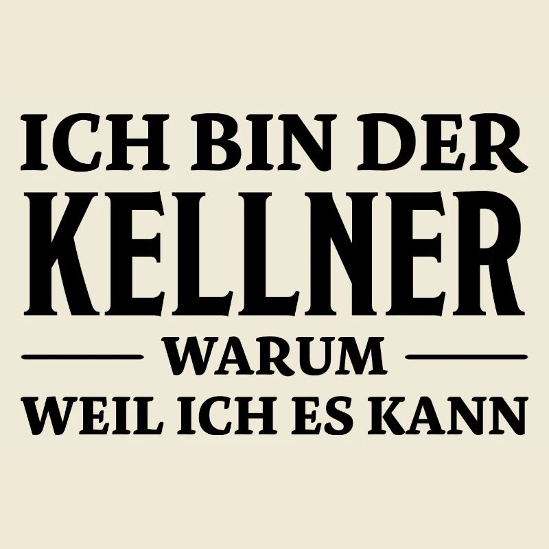 Kellner Spruch Restaurant Lustige Kellner Geschenk