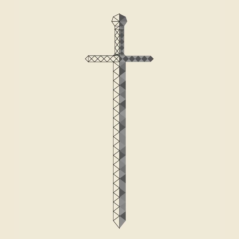 Polygone épée