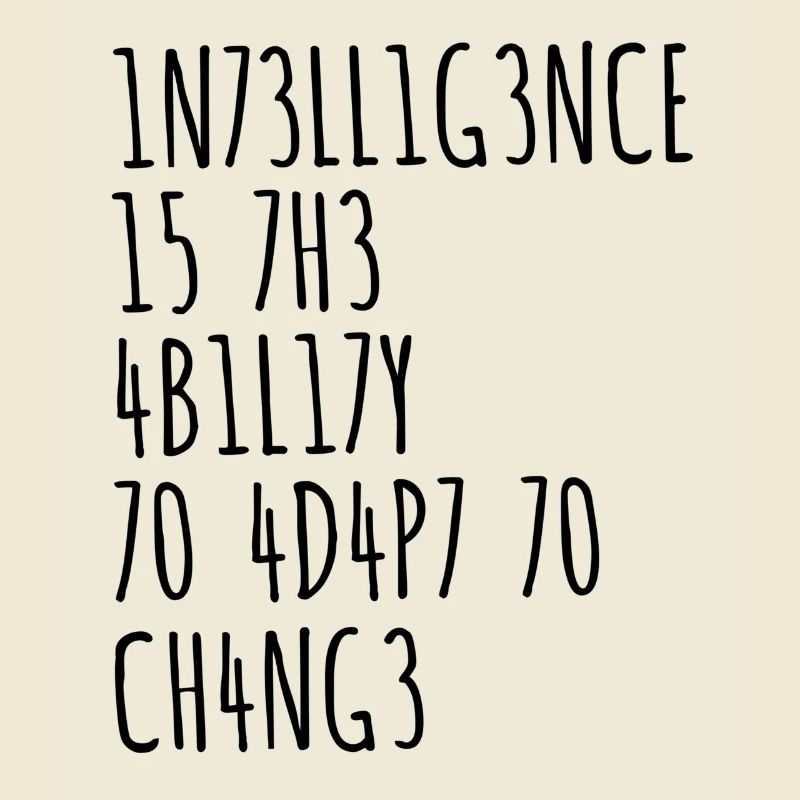 Intelligence funny saying