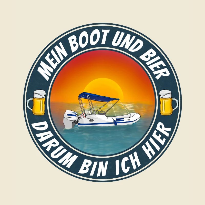 Mein Boot und Bier darum bin ich hier