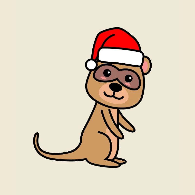 Suricate Comic Noël Noël