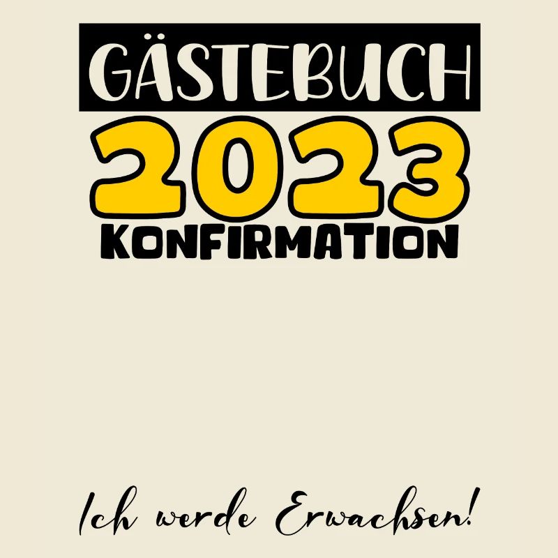 Konfirmation 2023 Gästebuch Mädchen Jungen Jugend