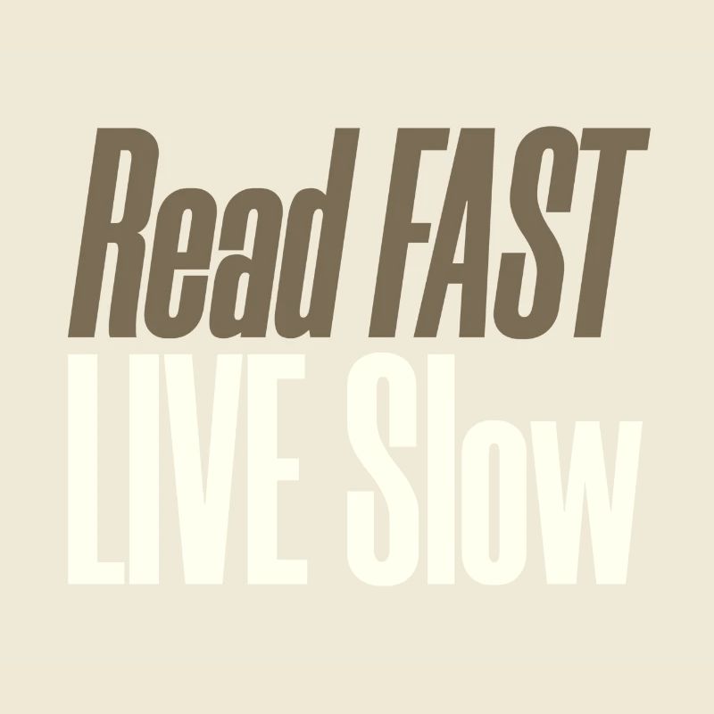 Reader Gift Read Fast Live Slow Book Lover Gift