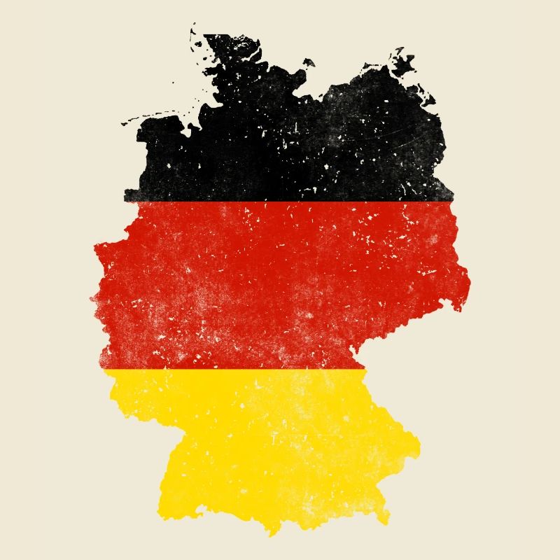 Germany map flag gift