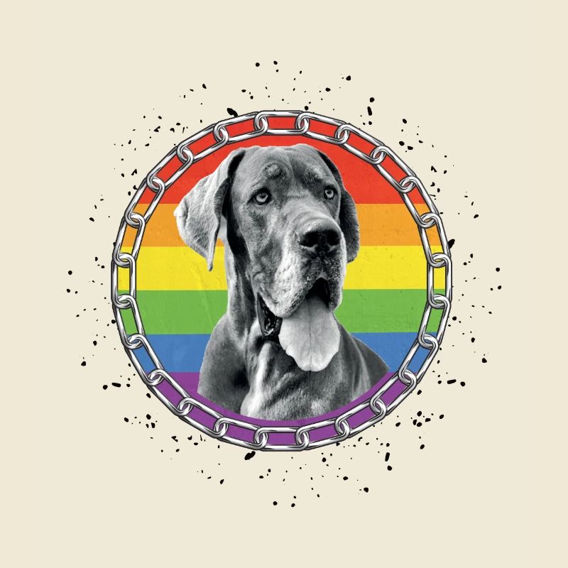Deutsche Dogge oder Dänische Dogge Pride - hell