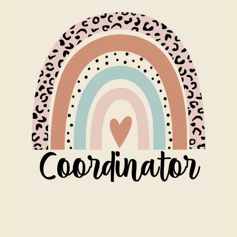 Coordinator Rainbow Leopard Funny Coordinator Gift
