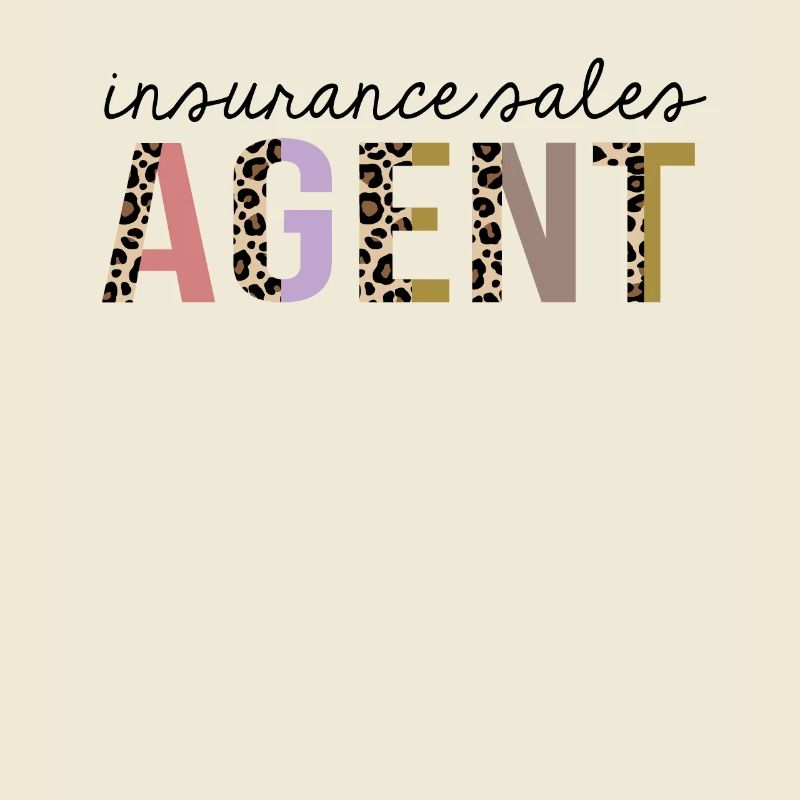 Agent de vente d’assurance Leopard Print Funny