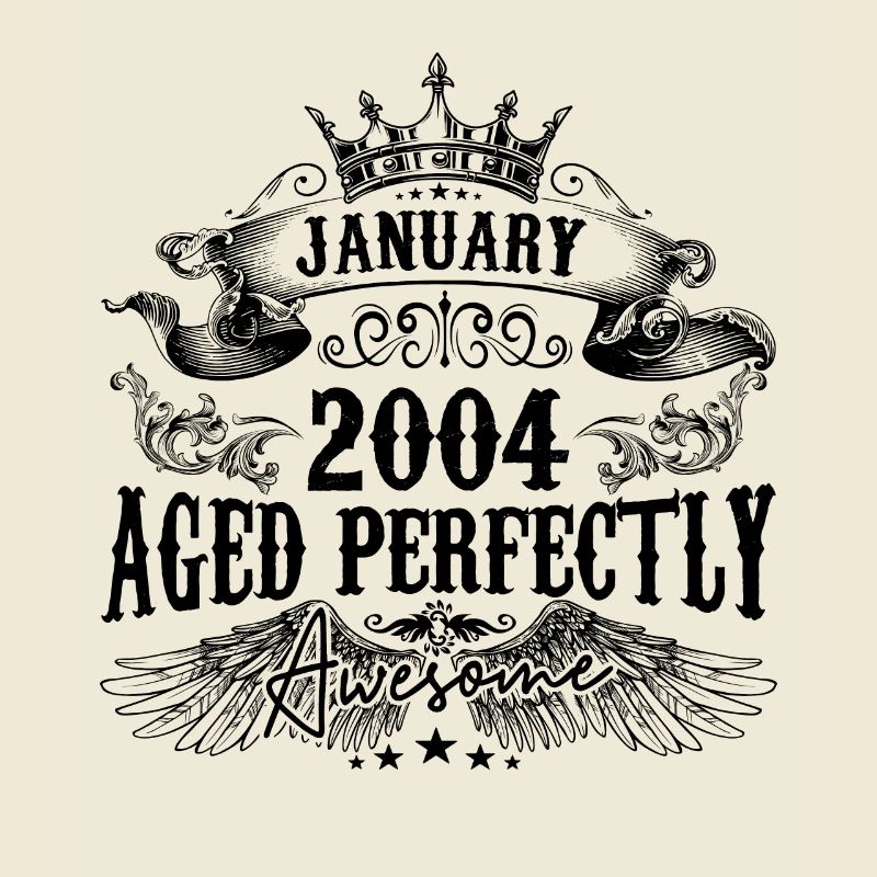 2004| Januar Aged Perfectly 2004 Geburtstagsgeschenk