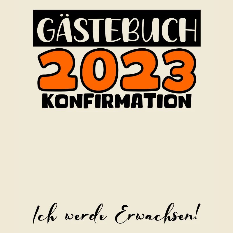 Konfirmation 2023 Gästebuch Mädchen Jungen Jugend