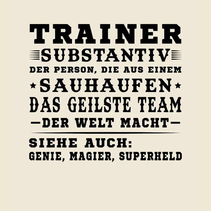 Bester Trainer Tshirt Coach Geschenk