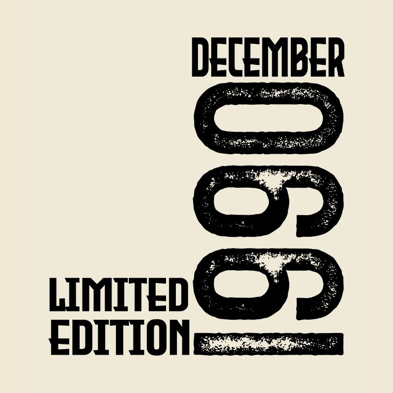 Cadeau Anniversaire Décembre 1990. Decembre 1990.