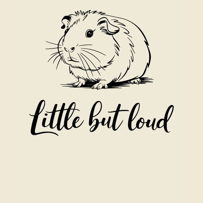 Cochon d’Inde petit mais bruyant