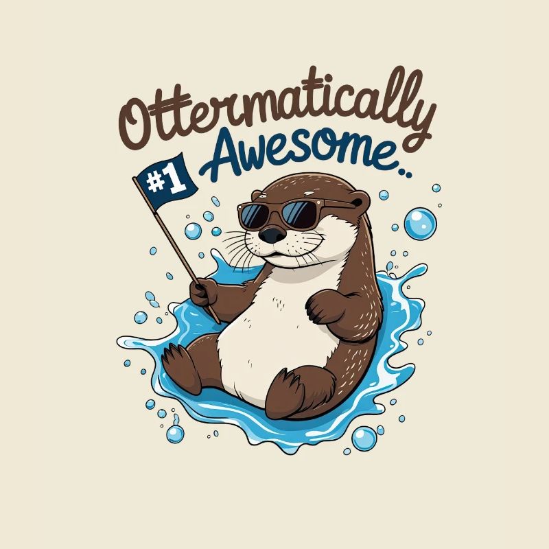 Otter-like cool – Funny Otter