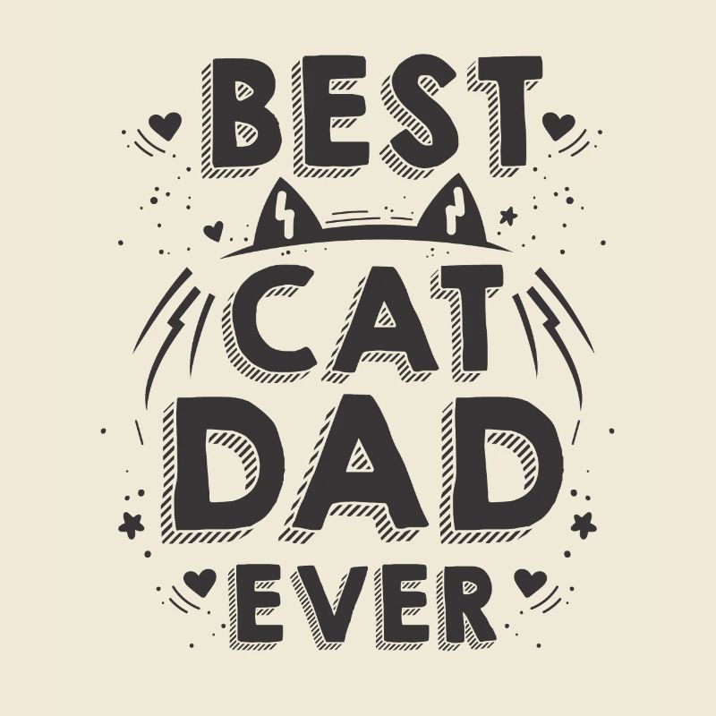 Bester Katzenpapa Katze Papa Geschenkidee