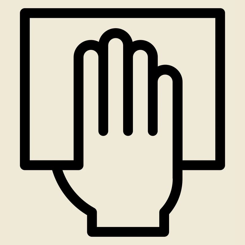 Hand mit Stimmzettel