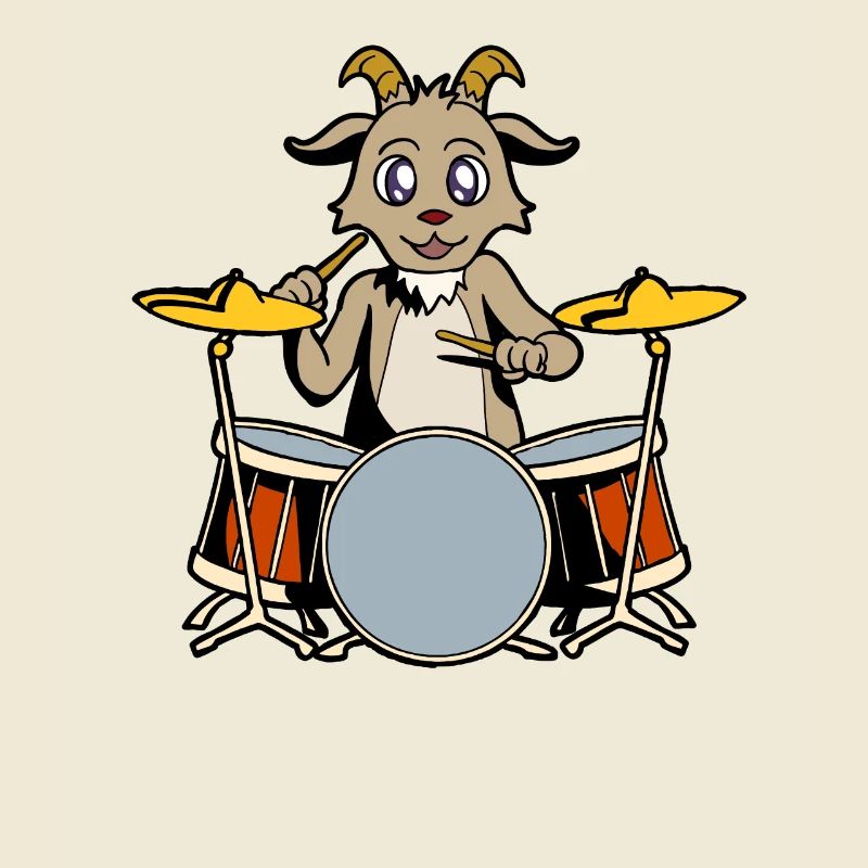 Batteur de chèvre comique