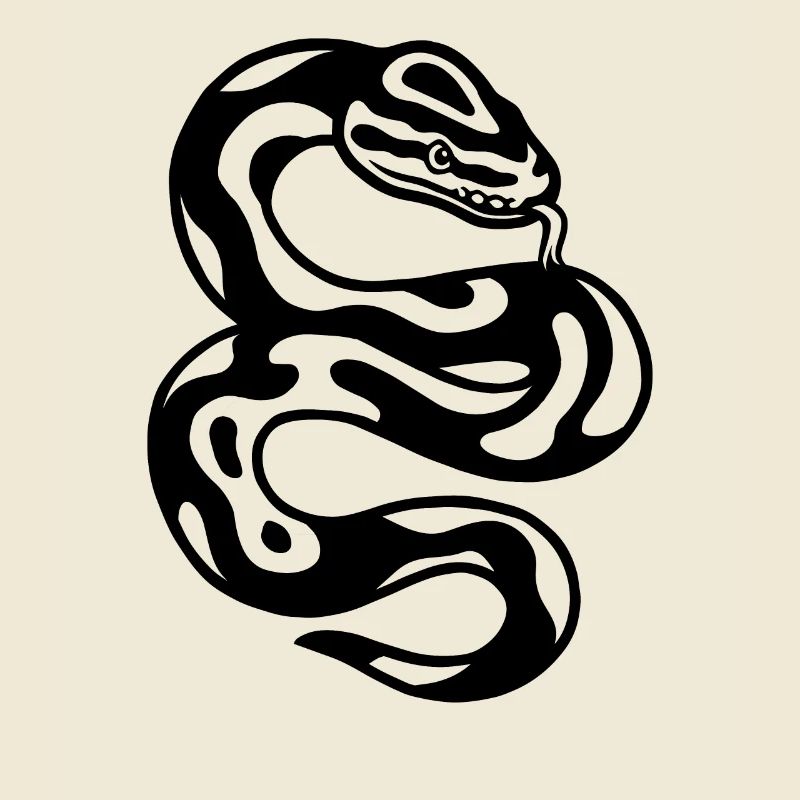 Serpent python puffer