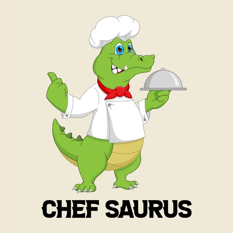 Chef Saurus Kitchen Cook Dinosaur Lover Dino Chef