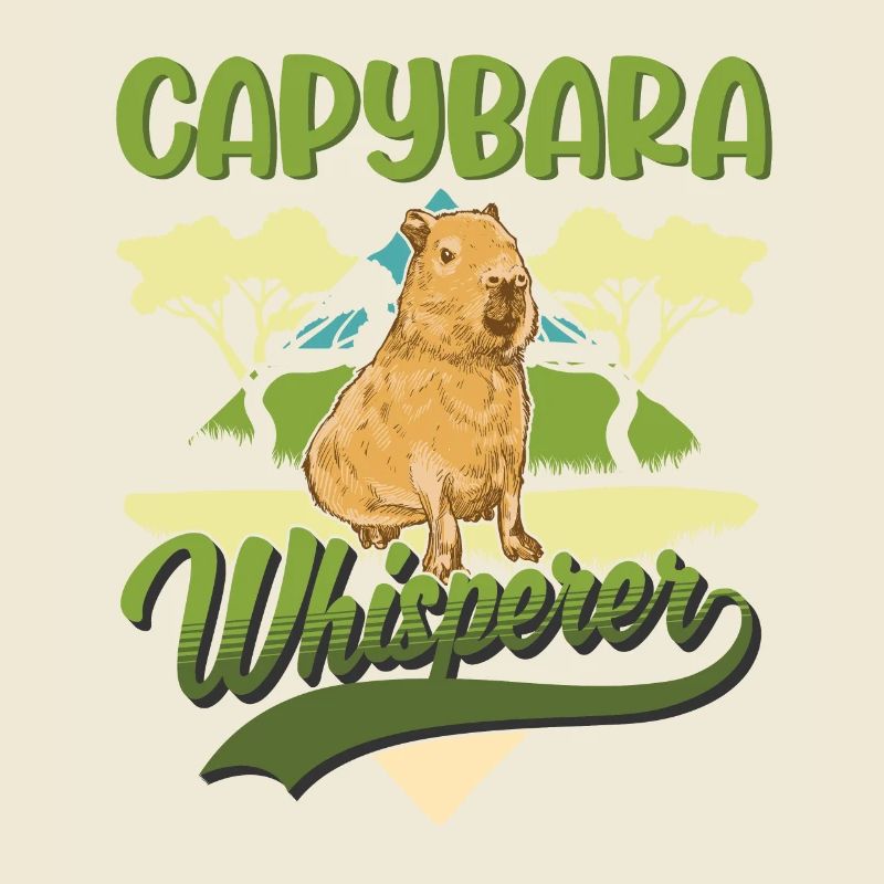 Capybara Whisperer Capibara Capibara Capybara