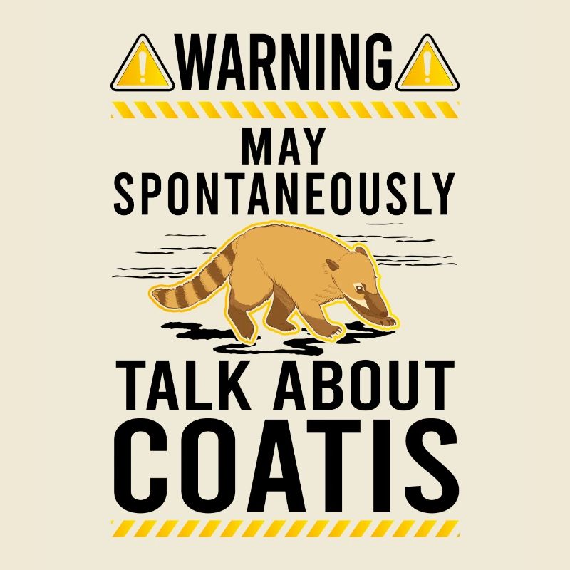 Warning coati proboscis Coati
