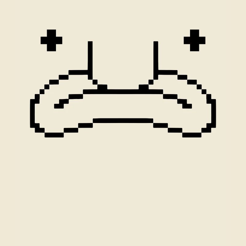 Funny Blob Fish Face Pixel