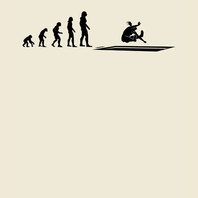 Saut en longueur Evolution Athlète Cadeau