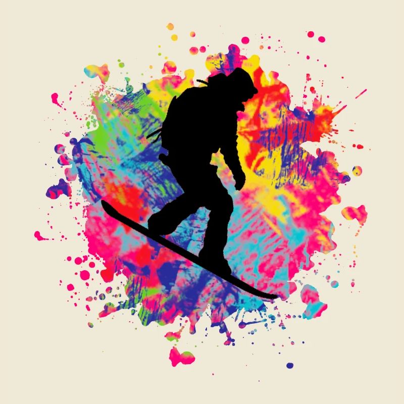 Snowboard Snowboarder Splash