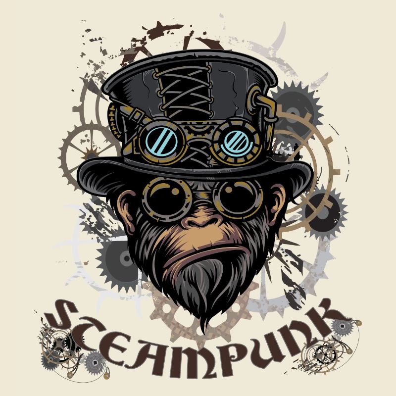 Steampunk Art Gorilla
