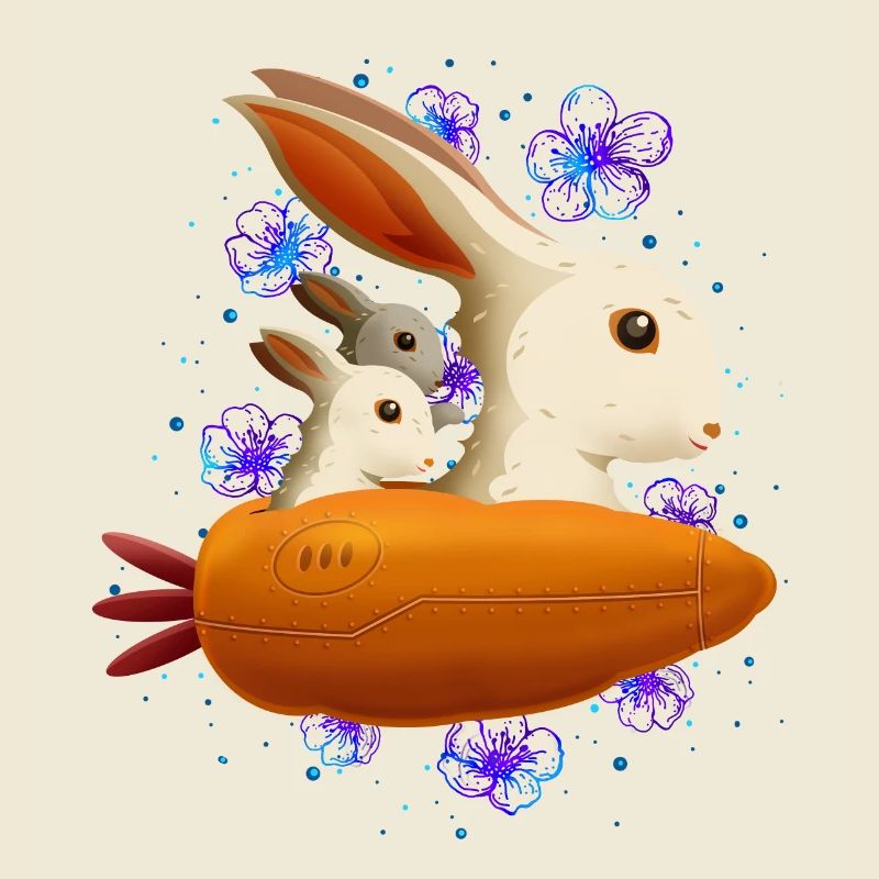 LAPINS DANS L’ESPACE