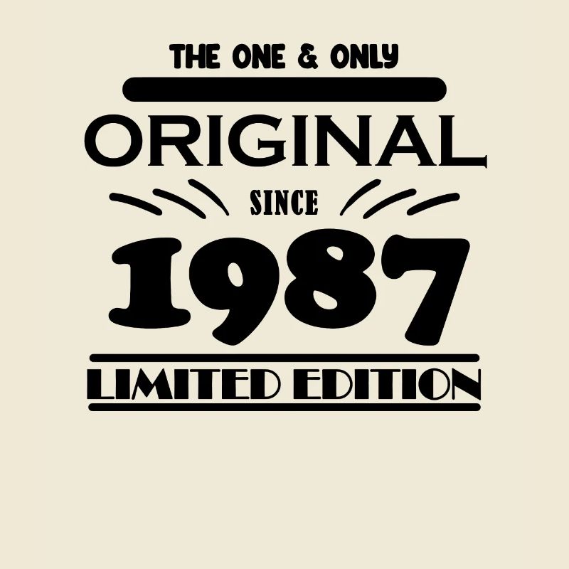 1987 - Année de construction 1987 - Né en 1987