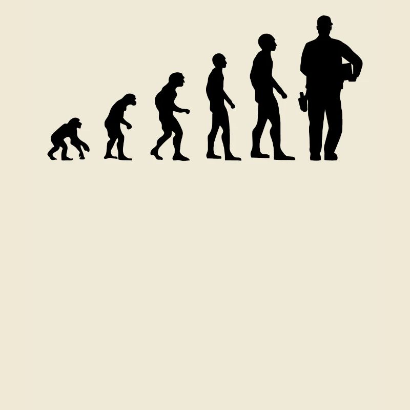 Postbote Evolution Zusteller Briefträger Geschenk