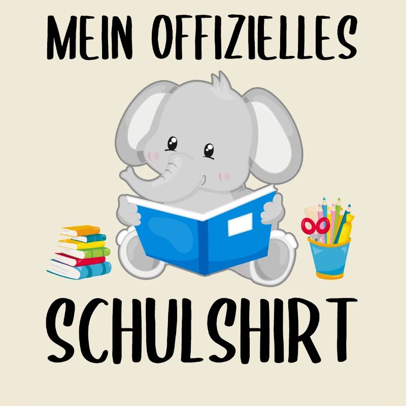 Elefant Schulshirt Schulbeginn Schule Geschenk