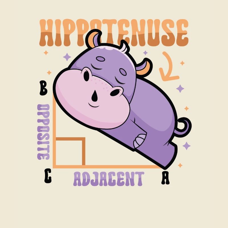 Hippotenuse, opposite, adjacent