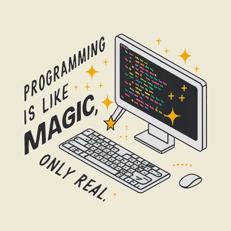 La programmation est comme de la magie, mais réelle.
