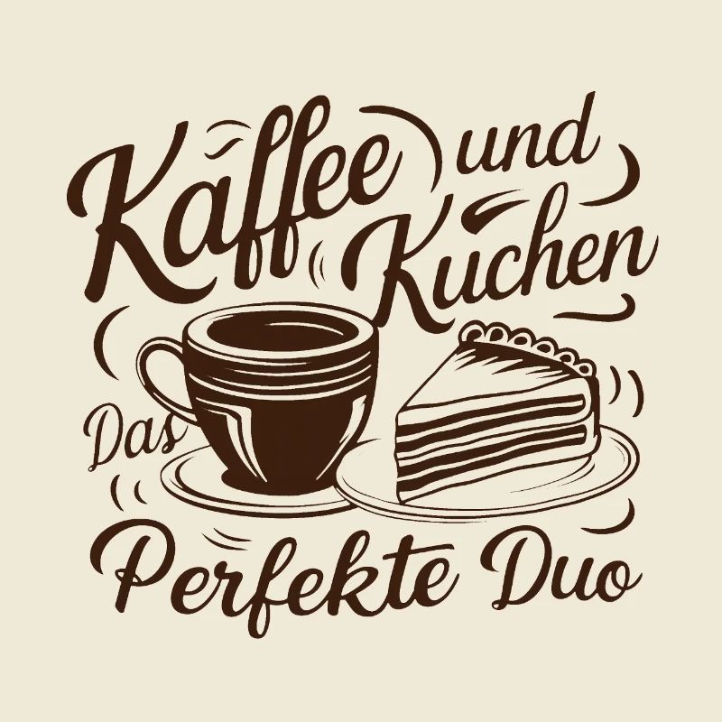 Kaffee und Kuchen – das perfekte Duo.