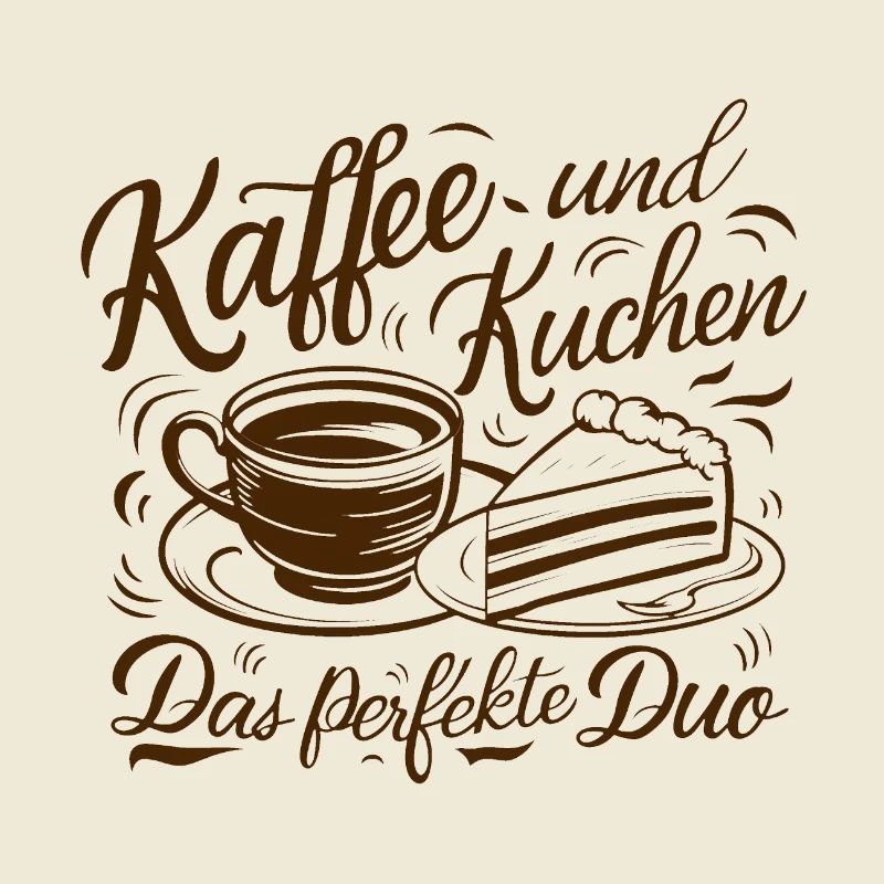 Kaffee und Kuchen – das perfekte Duo.