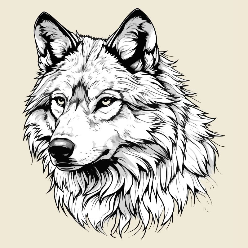 Weißer Wolf