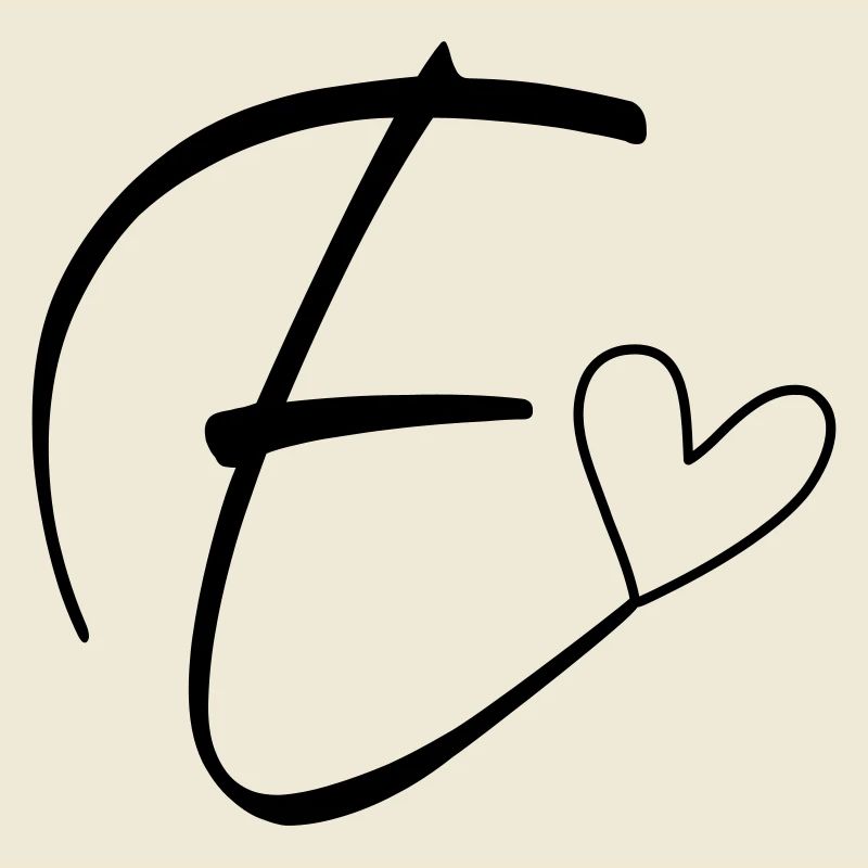 Lettre E Lettre E Calligraphie