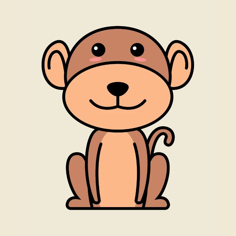 Monkey Comic Animal