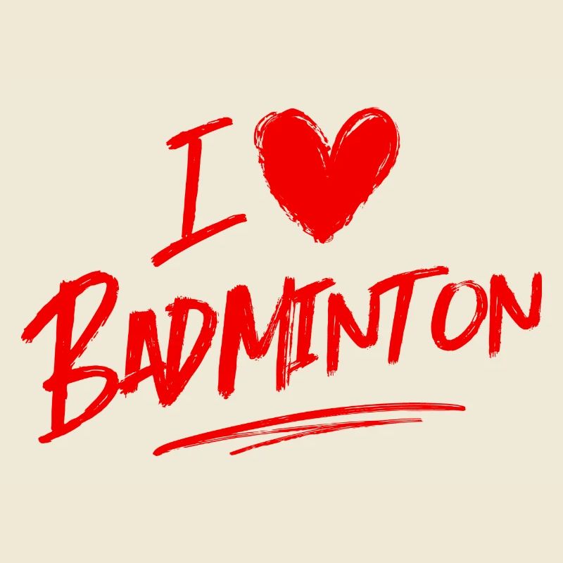 Ich liebe Badminton