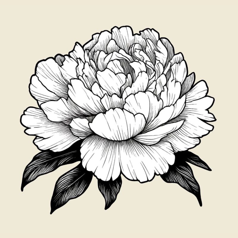 Pfingstrosenblüte