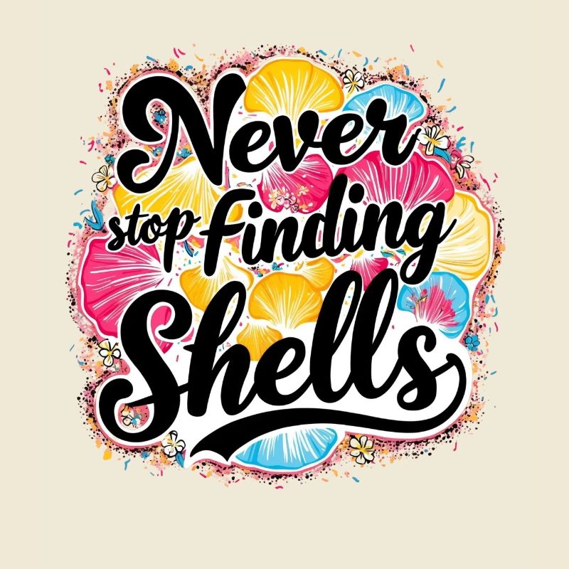 Never Stop Finding Shells Design