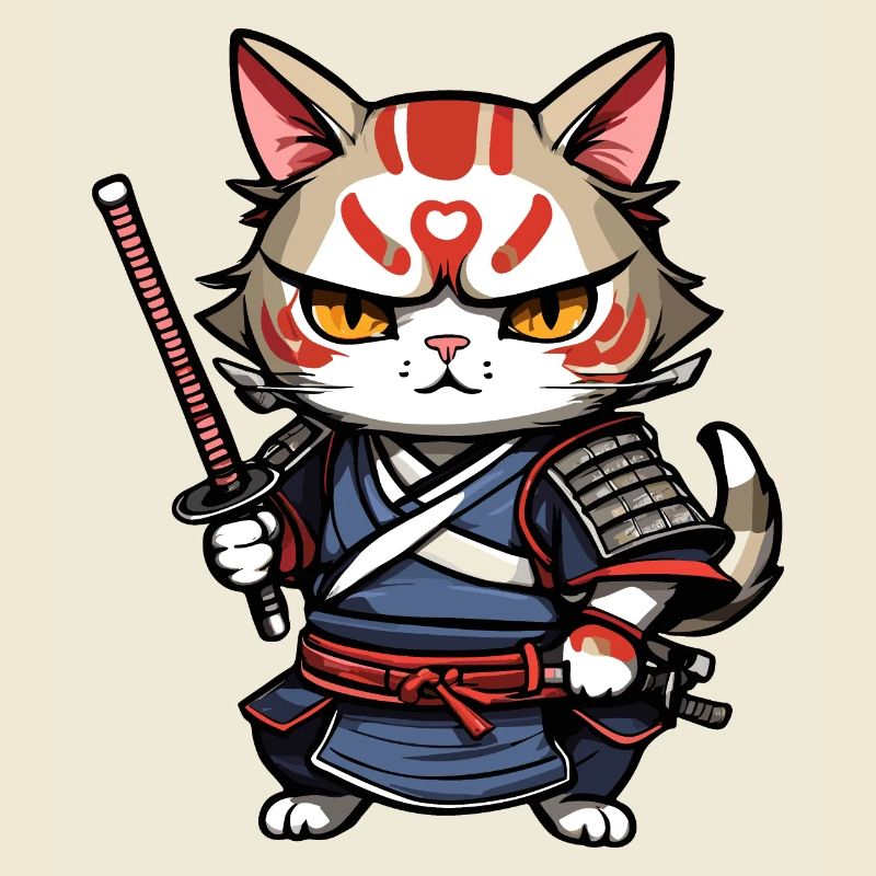 Samurai Cat #7