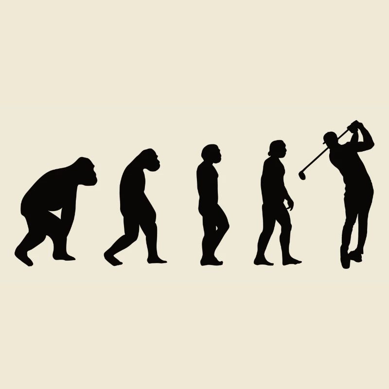 Golfschläger Golfer Sport Golf Evolution Golfball