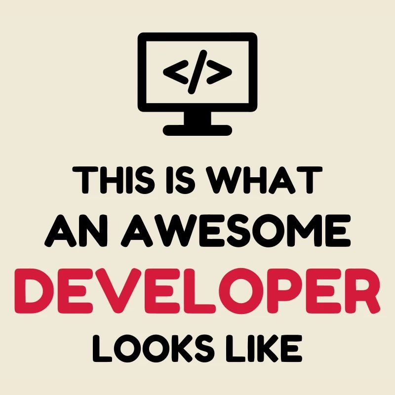 Developer Entwickler Développeur Computer Geek