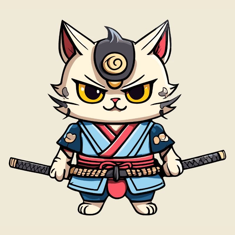 Samurai Cat #38